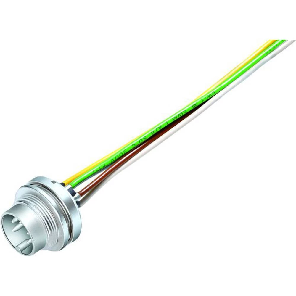 binder 09 0327 702 07-20 okrugli utikač konfekcionirani muški konektor za prirubnicu Ukupan broj polova: 7 Serija (Okrug slika