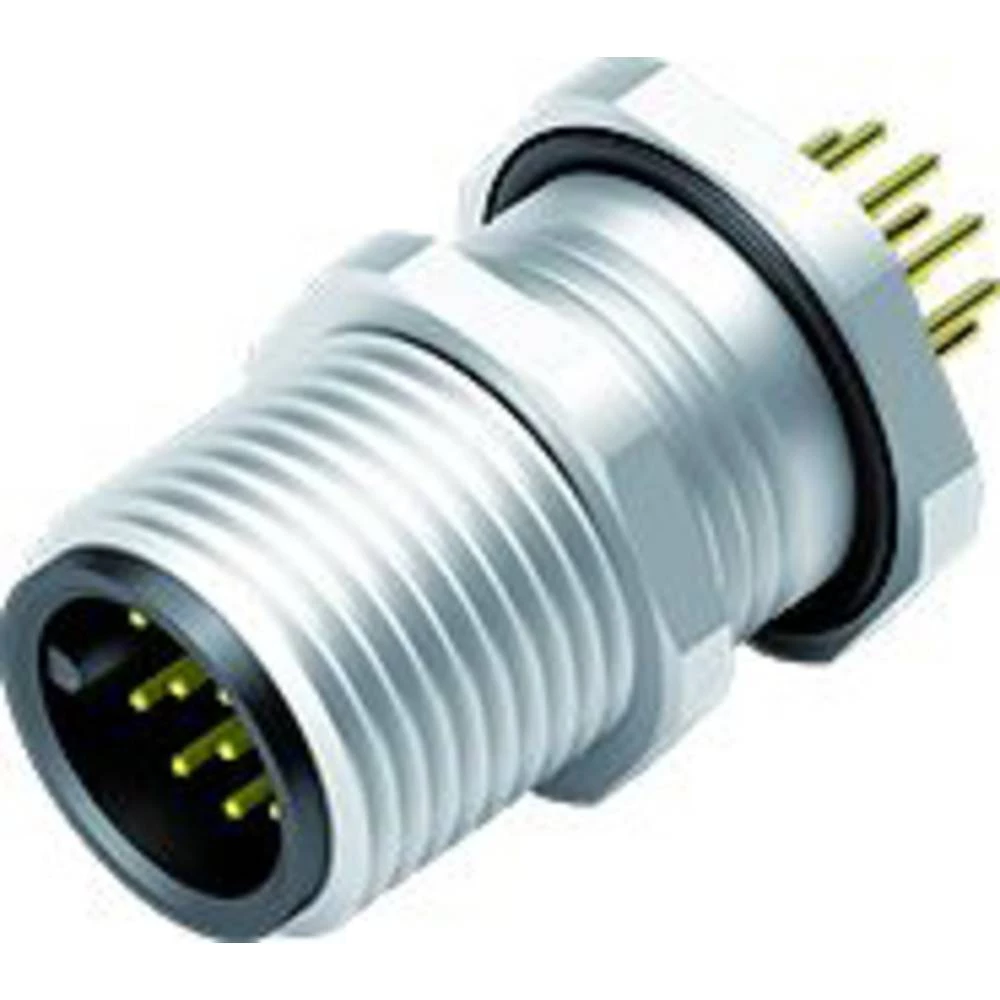 binder 09 3491 969 12-20 utični konektor za senzor/aktivator, nekonfekcionirani muški konektor za prirubnicu Broj polova slika