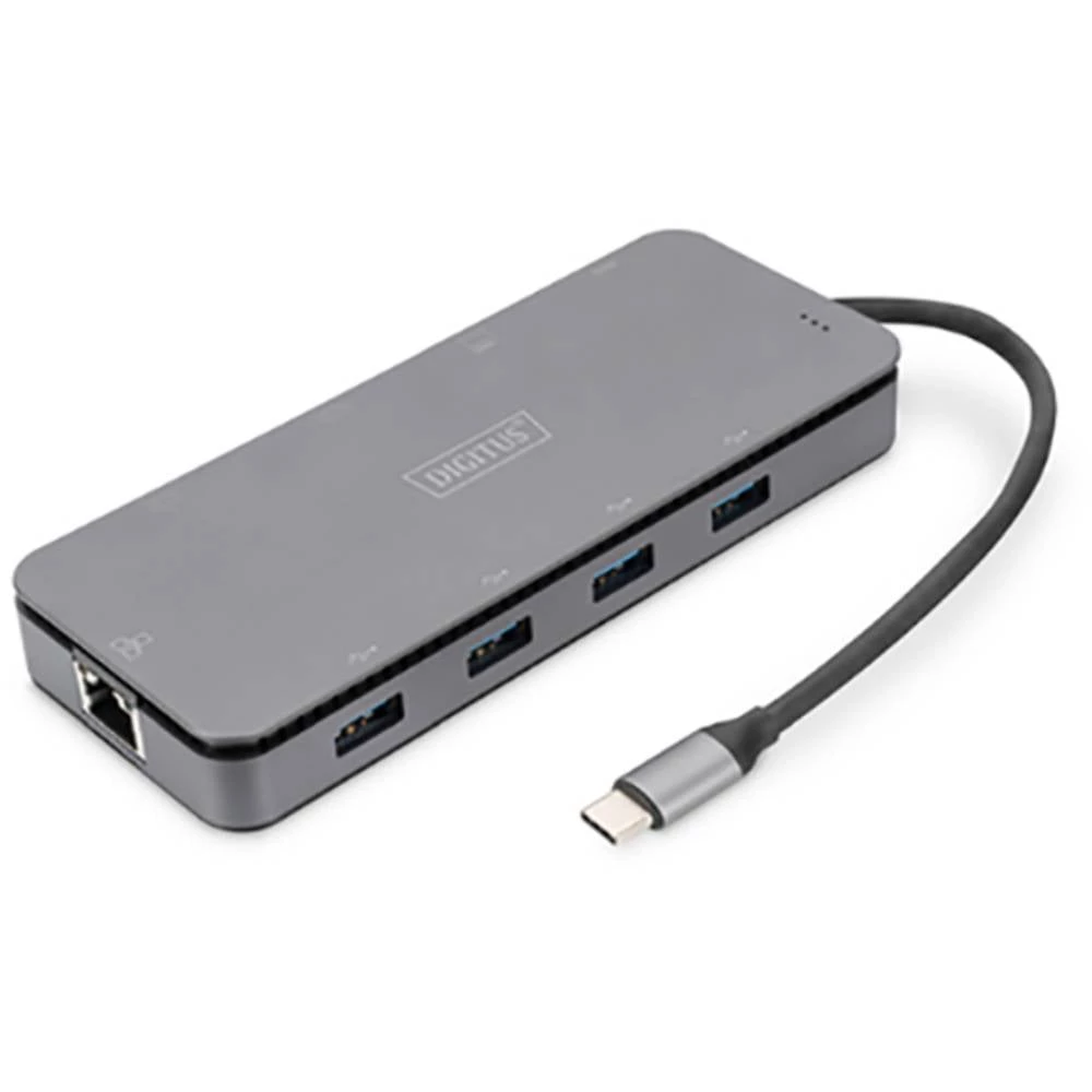 Digitus USB-C priključna stanica s 11 priključaka i SSD kućištem Digitus DA-70896 USB-C® priključna stanica slika