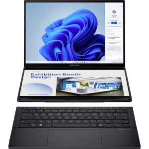 Asus Notebook ZenBook Duo 35.6 cm (14 palac) WUXGAIntel® Core™ Ultra 9 (Series 2)285H32 GB RAM1 TB SSD;Intel Arc™ Graphi slika