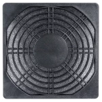 Cooltek Gitter 80 Filter PC ventilatorska rešetka s filterom crna (Š x V) 80 mm x 80 mm