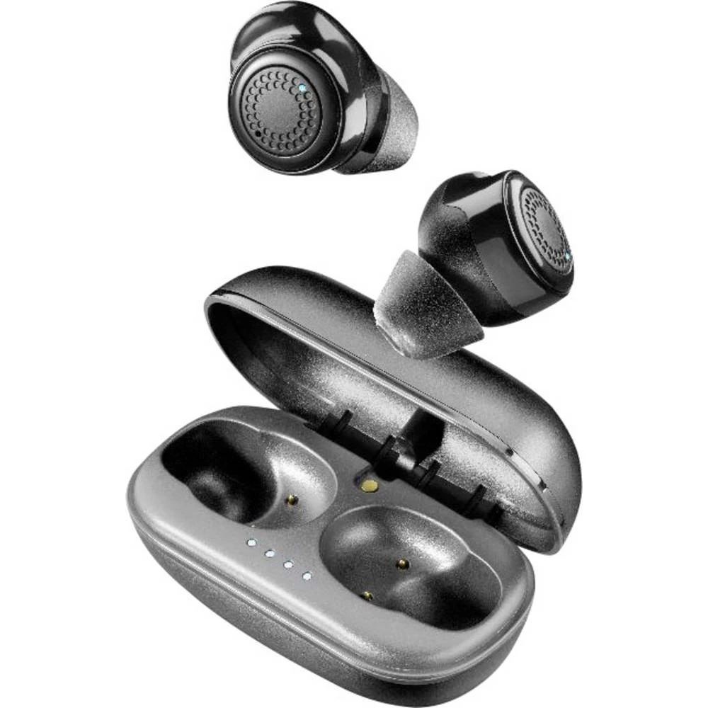 True Wireless, Bluetooth&reg; Putničke In Ear Stereo-Headset Cellularline BTPETITTWSK U ušima Slušalice s mikrofonom Crna slika
