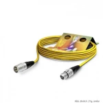 Hicon SGHN-0100-GE XLR priključni kabel [1x XLR utičnica 3-polna - 1x XLR utikač 3-polni] 1.00 m žuta