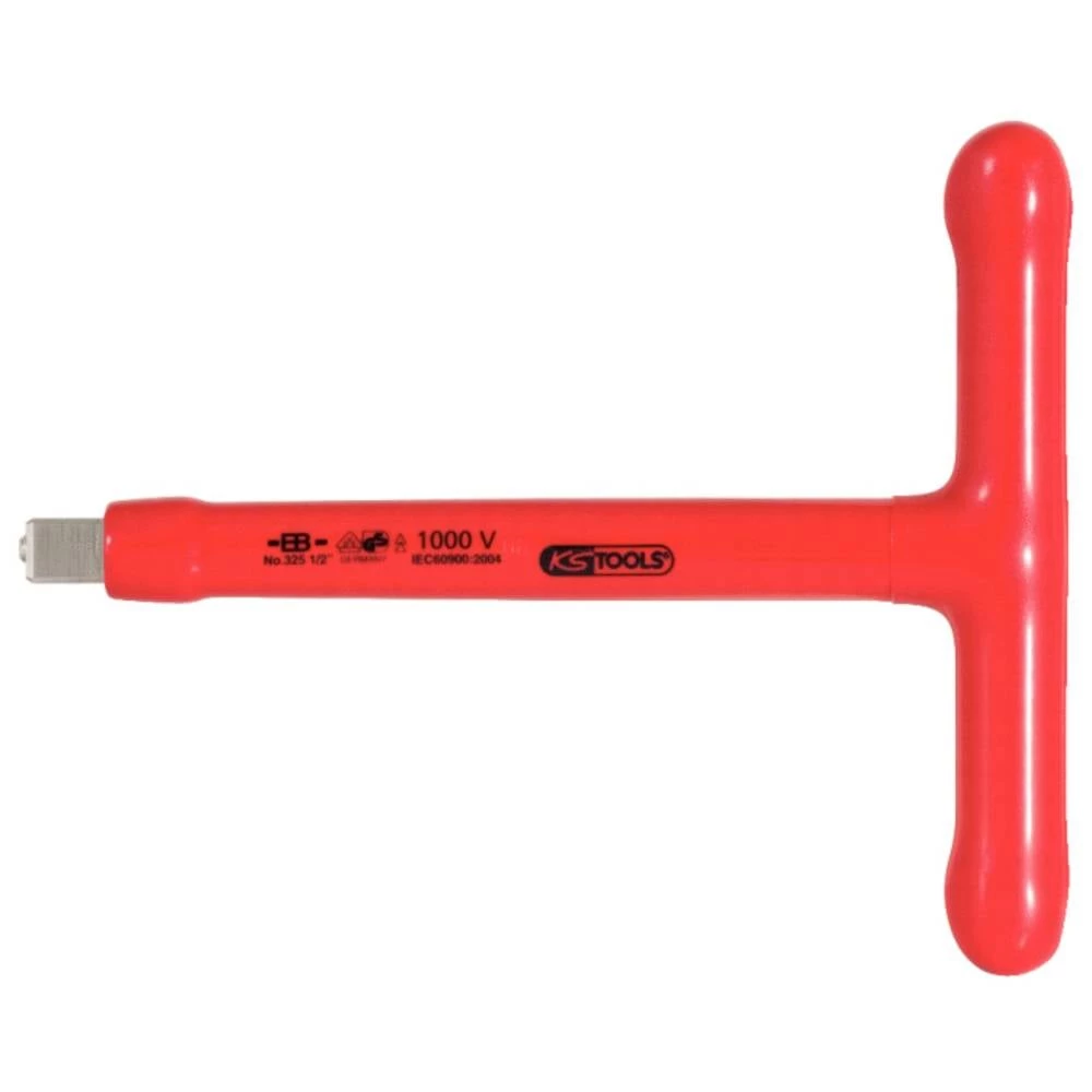 1/2" nasadni ključ s T-ručicom i zaštitnom izolacijom, 200 mm KS Tools 117.1205 slika