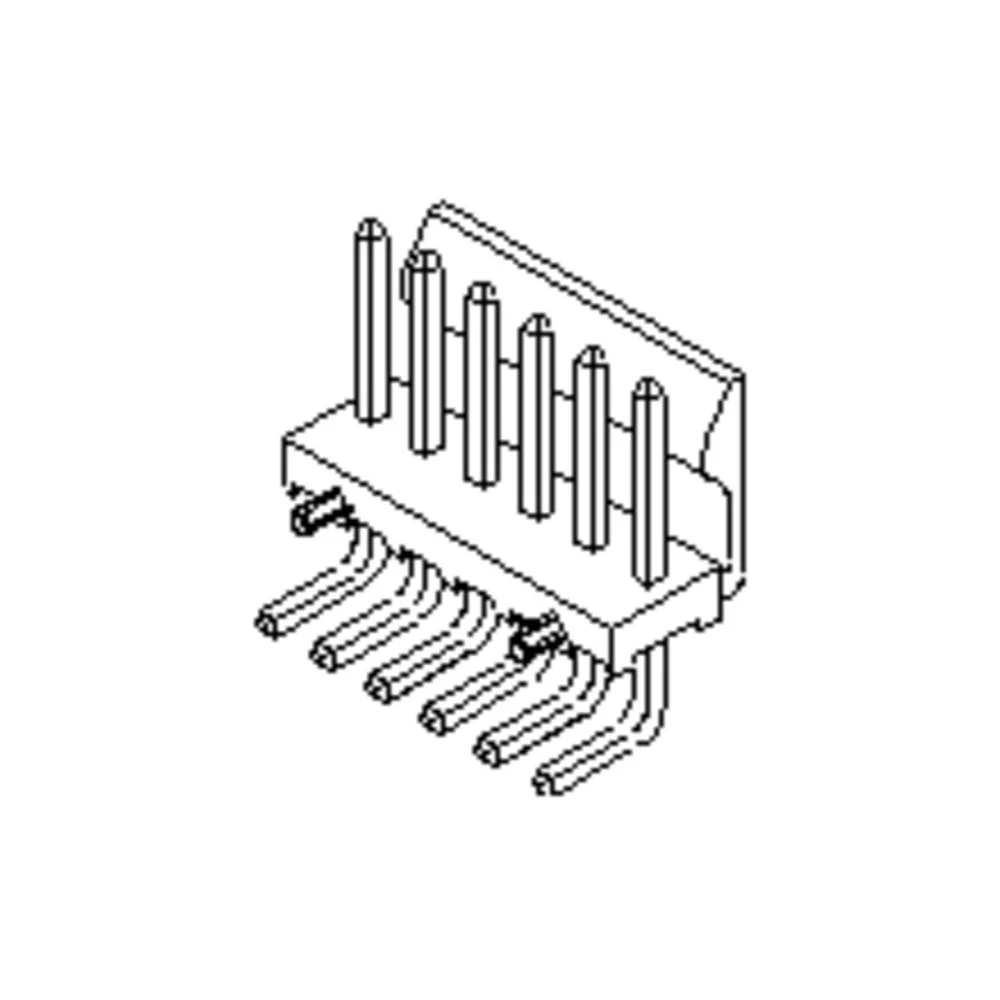 Molex ugradna standardna letva s muškim kontaktima 26645080 1 St. Bulk slika
