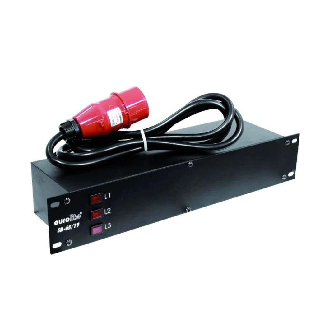 Eurolite SB-65/19 19" distributer električne energije 6-struki 2 U slika