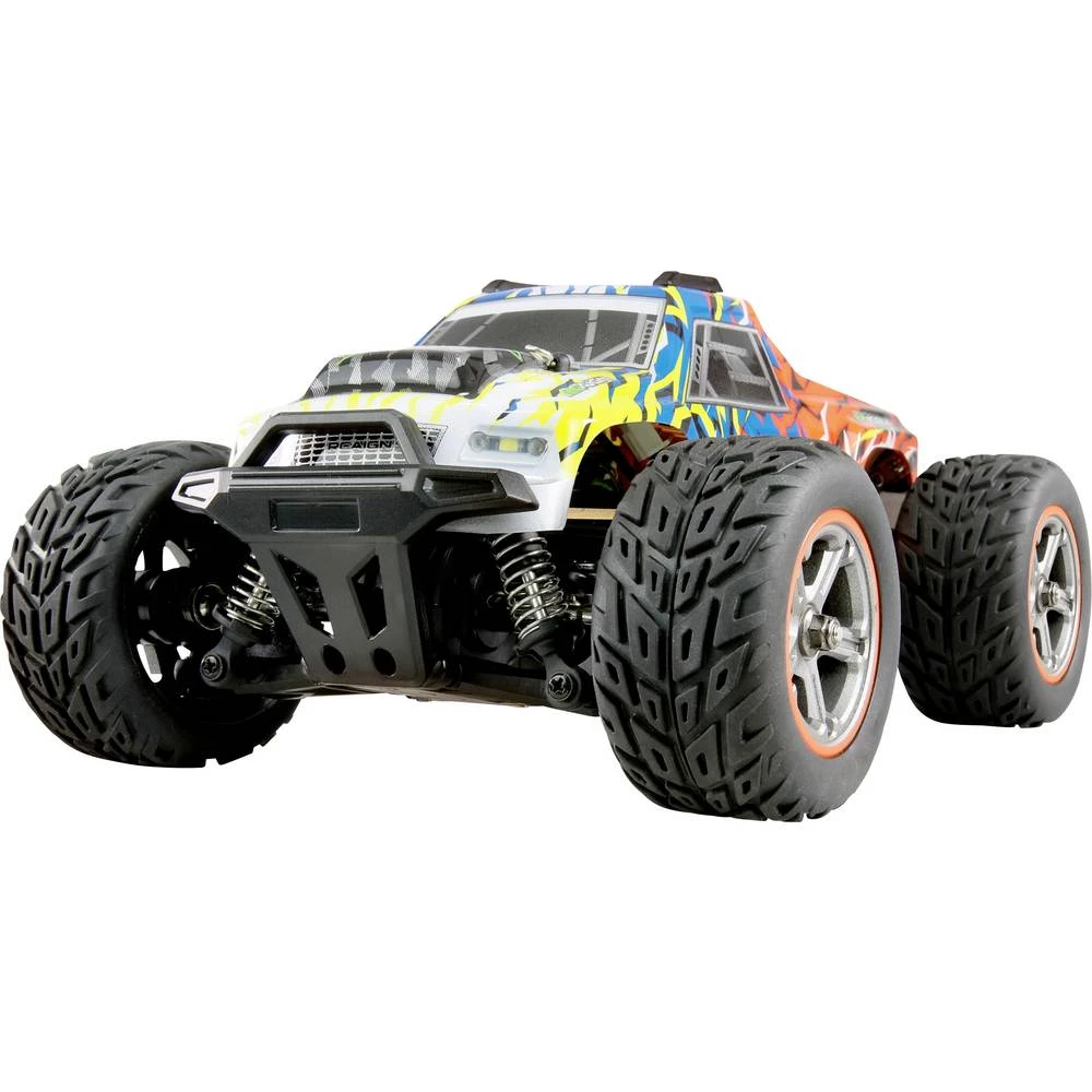 Amewi plava boja, narančasta s četkama 1:20 RC model automobila za početnike električni monstertruck pogon na sva četiri slika