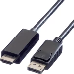 Value DisplayPort priključni kabel 3.00 m 11.99.5787 sa zaštitom crna [1x muški konektor displayport - 1x muški konektor
