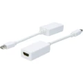 DisplayPort / HDMI Adapter [1x Muški konektor Mini DisplayPort - 1x Ženski konektor HDMI] Bijela Digitus slika