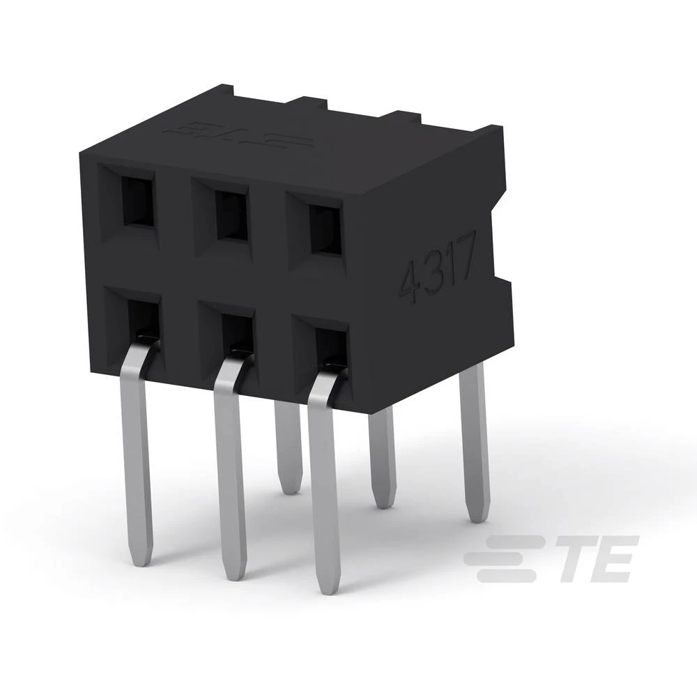 TE Connectivity ugradna standardna letva sa ženskim kontaktima 2314924-6 1 St. Tape on Full reel slika