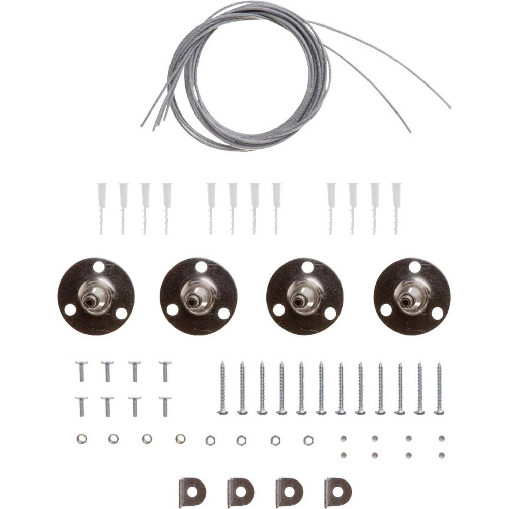 suspenzija od žice V-TAC SUSPENDED 6018 aluminij boja slika