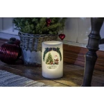 LED voštena sviječa Bijela Toplo-bijela Konstsmide