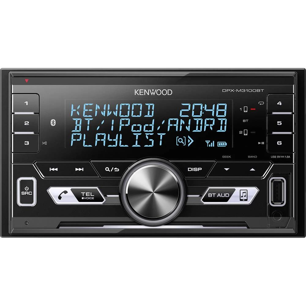 Kenwood DPX-M3100BT Dvostruki DIN autoradio Priključak na upravljaču vozila slika