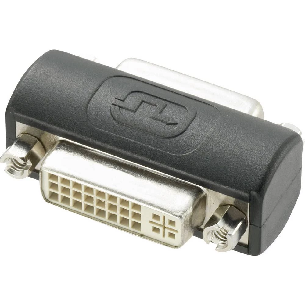 Renkforce RF-4981660 DVI adapter [1x ženski konektor DVI, 24 + 5 polova - 1x ženski konektor DVI, 24 + 5 polova] crna slika