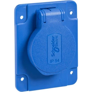 Schneider Electric PKS62B ugradbena utičnica IP54, IK08 plava boja slika
