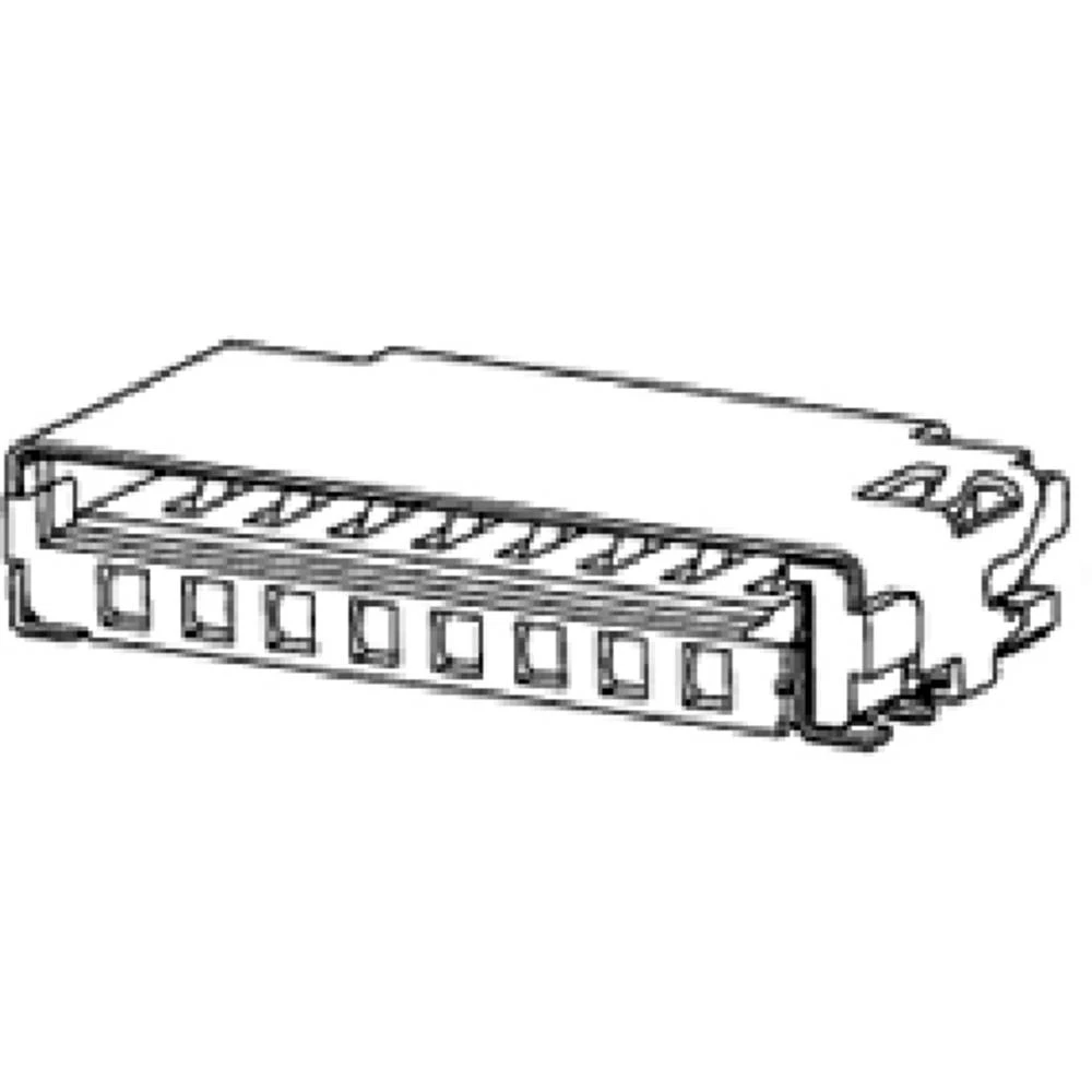Molex kućište kabelske utičnice Ukupan broj polova 8 Raster: 1.1 mm 475710001 1 St. Tape on Full reel slika