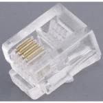 BKL Electronic 142144 Modularni konektor 142144 ravni muški konektor Broj pola: 6P6C prozirna 1 St.