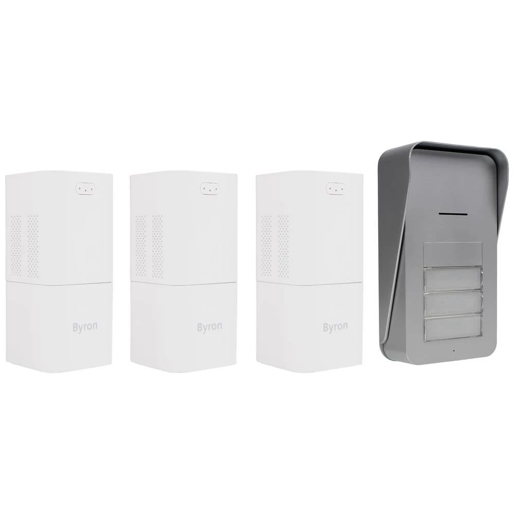 Byron DIC-21535 interfon bežični kompletan set bijela slika