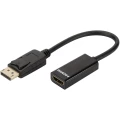 DisplayPort / HDMI Adapter [1x Muški konektor DisplayPort - 1x Ženski konektor HDMI] Crna Digitus slika