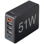 Hama 00201630 USB stanica za punjenje unutrašnje područje Izlazna struja maks. 3000 mA 5 x USB-A, USB-C®
