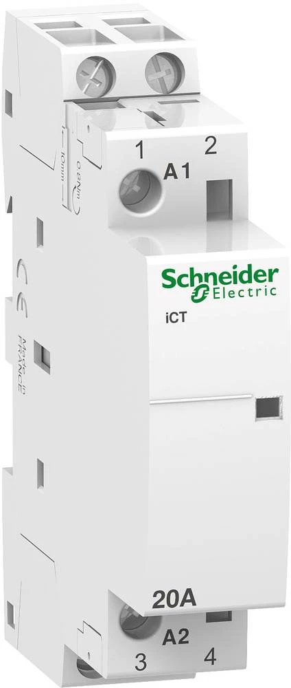Schneider Electric A9C22722 Instalacijski kontaktor 1 ST 2 zatvarač 1.2 W 250 V/AC 20 A slika