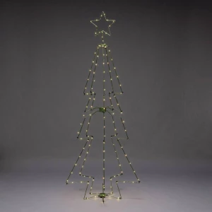 Božično drvce LED Konstsmide 3947-987 Tamnozelena slika