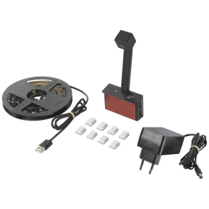TV01RGB LED svjetlosna letva-kompletni set  s USB priključkom 230 V 5.29 m RGB slika