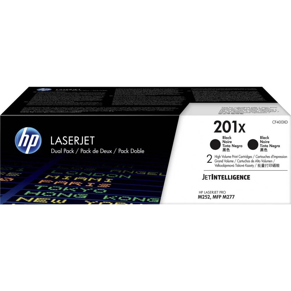 Tonerji, komplet od 2 komada Original HP HP 201X Crn Raspon maks. 2800 Stranica slika