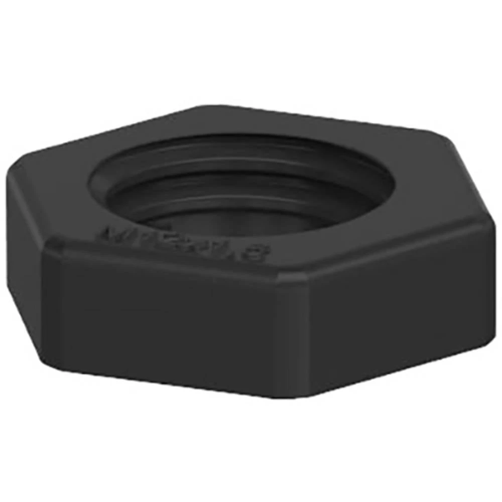 OBO Bettermann 2049066 116 M12 SW PA učvrsna matica PG12 plastika crna 1 kom. slika