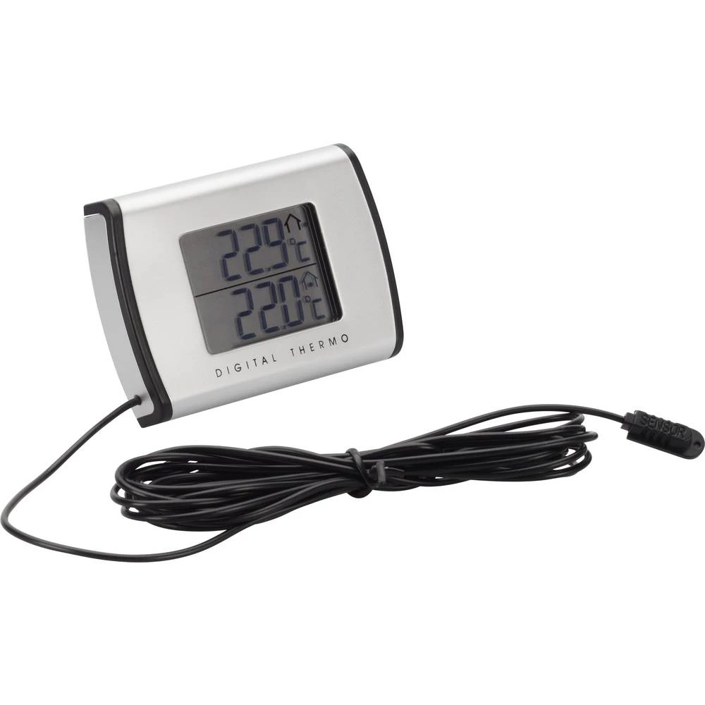 Termometar Unutarnja -/vanjska temperatura 101 103 01 Herbert Richter -50 Do +70 °C slika