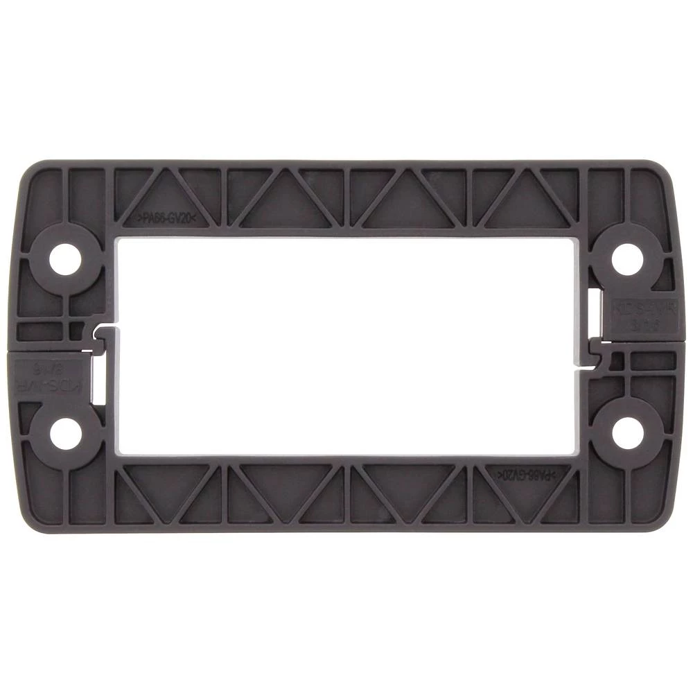 CONTA-CLIP KDS-IVR 8/16 BK okvir za zaključavanje    Debljina ploče (maks.) 3 mm poliamid 6.6 crna 10 St. slika