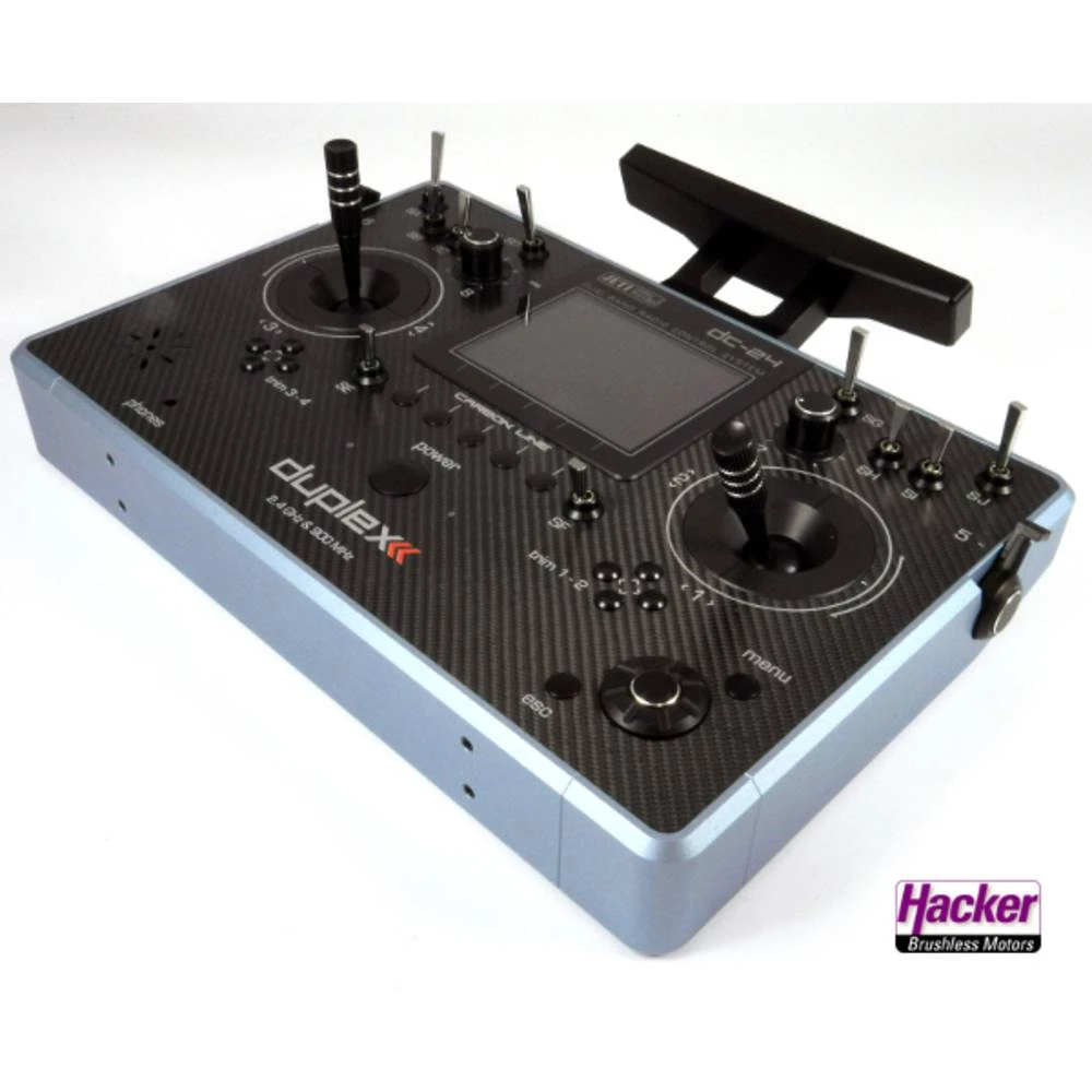 Jeti DC-24 Carbon Line, Mulitmode Panel daljinski upravljač 2,4 GHz Broj kanala: 24 Uklj. prijemnik slika