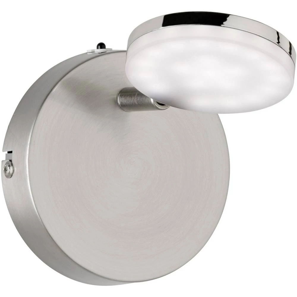 LED stropni reflektor 4 W Toplo-bijela WOFI ALERT 4860.01.64.6000 Nikal (mat) slika