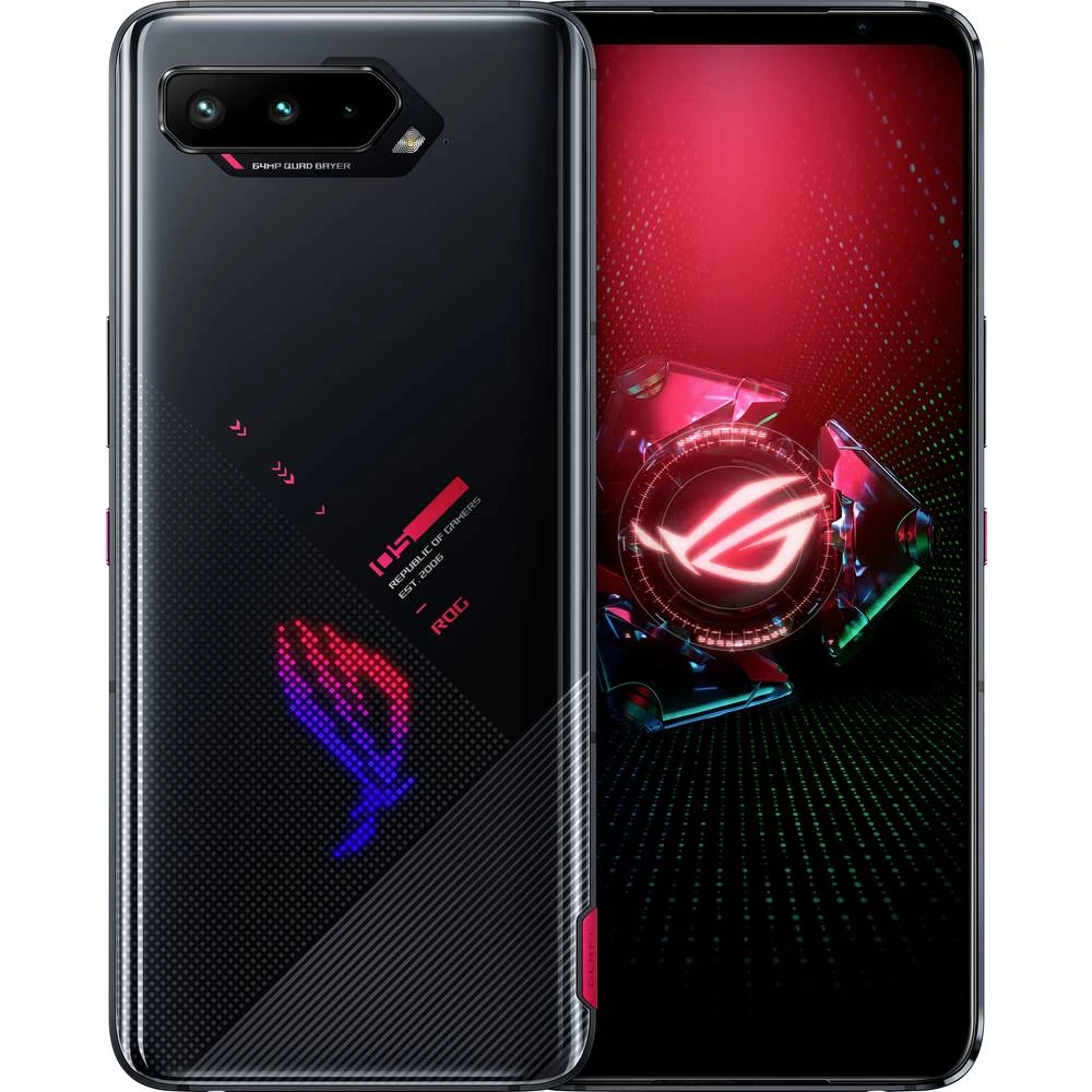 Asus ROG Phone 5 dual sim pametni telefon 256 GB 6.78 palac (17.2 cm) dual-sim Android™ 11 crna slika