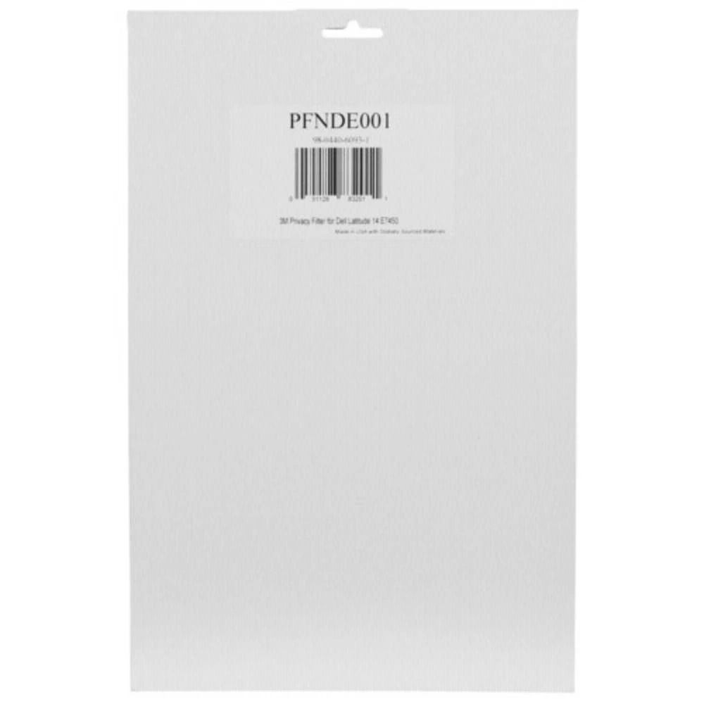 3M PFNDE001 Folija za zaštitu zaslona 35.6 cm (14 ") Format slike: 16:9 7100070592 Pogodno za model: DELL Latitude E7450 slika