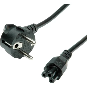 Value 19.99.1028 struja priključni kabel crna 1.80 m slika