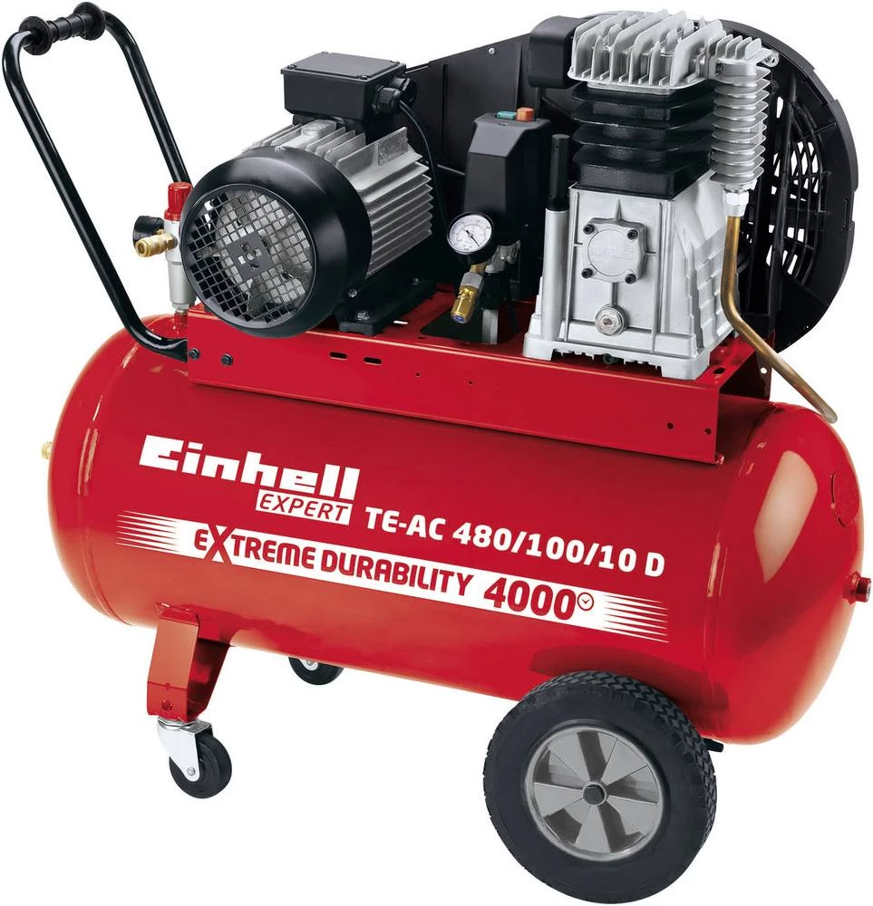 Einhell TE-AC 480/100/10 kompresor za zrak, kapacitet 100 l 10 bara slika