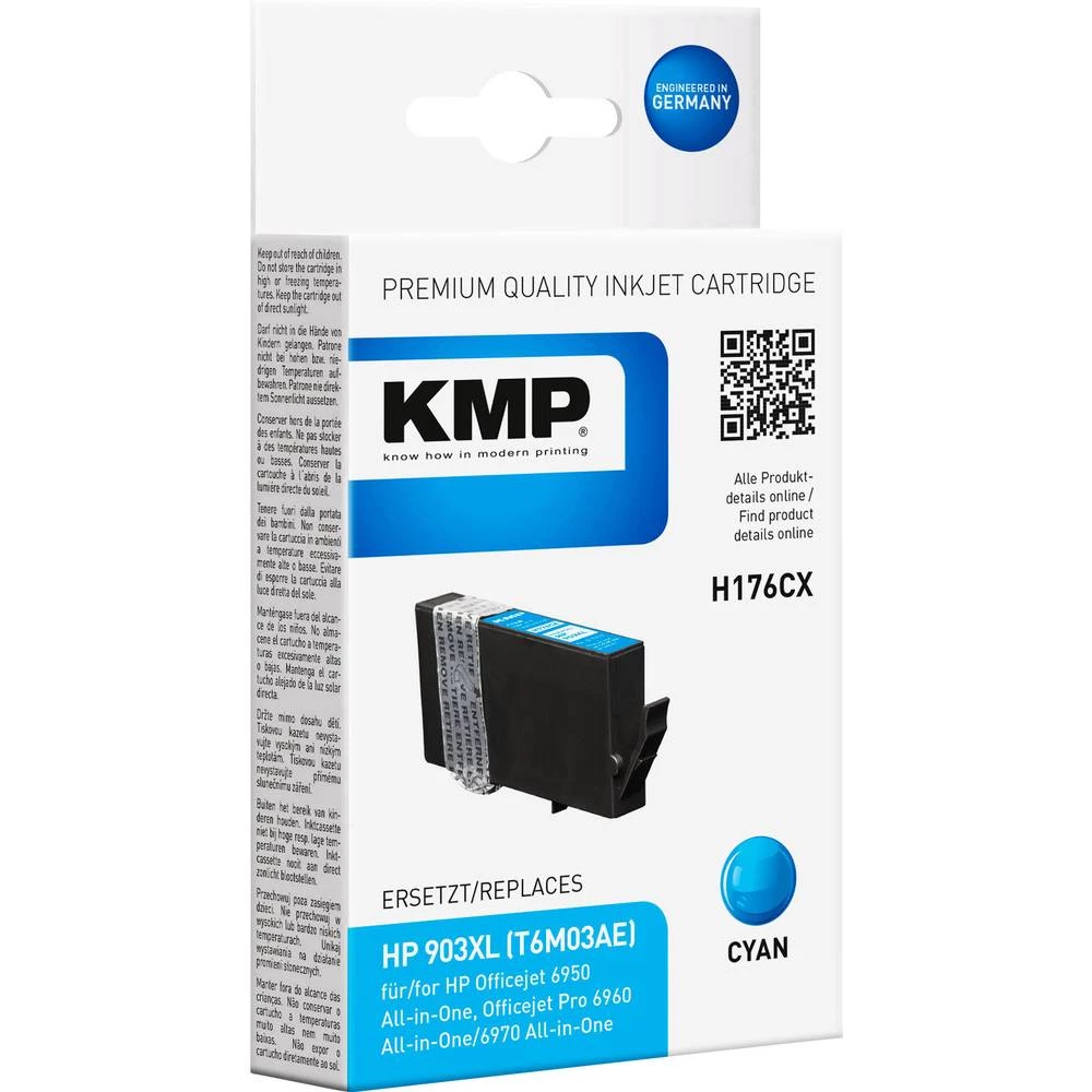 KMP Tinta Zamijena HP 903XL Kompatibilan Cijan H176CX 1757,0003 slika