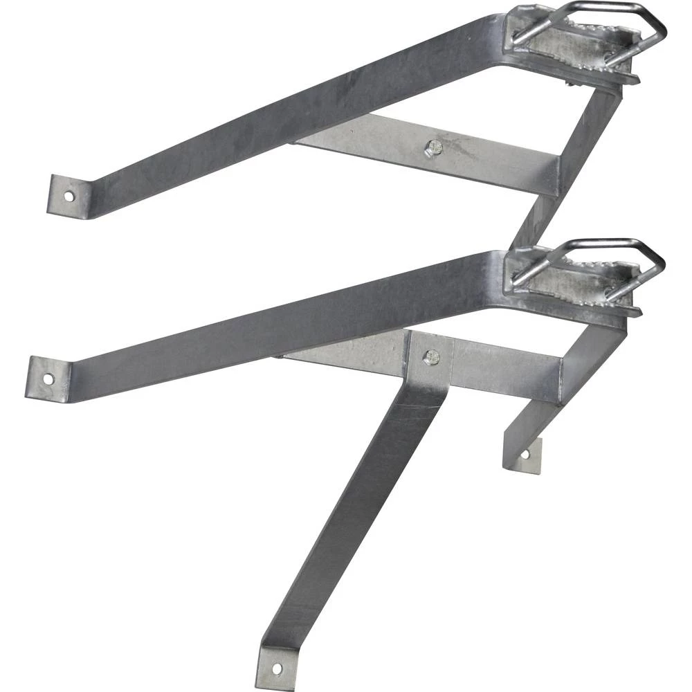 TV zidni nosač AllVision Masthalter 2fach für Masten bis 60mm Razmak od zida: 30 cm Srebrna slika