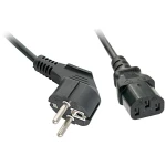 LINDY struja priključni kabel [1x sigurnosni utikač  - 1x ženski konektor iec c13, 10 a] 2 m crna