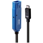 LINDY USB kabel USB 3.2 gen.1 USB-A utičnica, USB-C® utikač 5.00 m crna/plava  43380