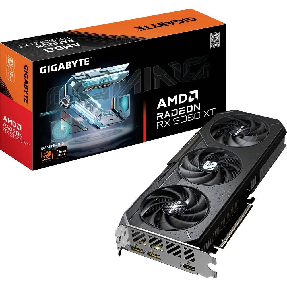Gigabyte grafička kartica RX 9060 XT Radeon RX 9060 XT 16 GB GDDR6-RAM HDMI™, DisplayPort slika