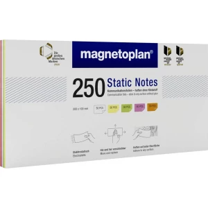 Magnetoplan ljepljiva bilješka 11250210 200 mm x 100 mm bijela, žuta, zelena, ružičasta, narančasta 250 St. slika