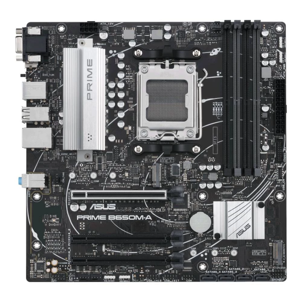Asus PRIME B650M-A matična ploča Baza #####AMD AM5 Faktor oblika (detalji) Micro-ATX Set čipova matične ploče AMD® B650 slika
