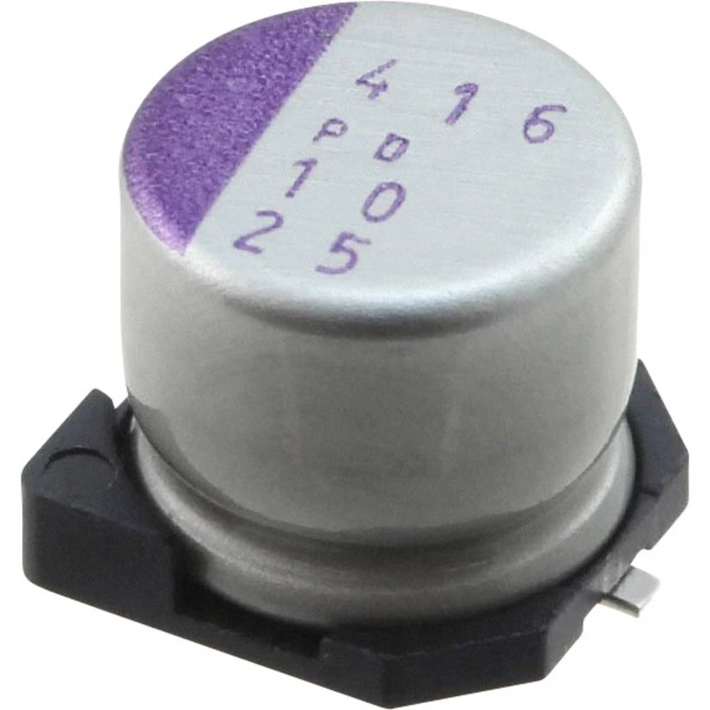 Panasonic  elektrolitski kondenzator SMD   10 µF 25 V 20 % (Ø) 6.3 mm 25 St. slika