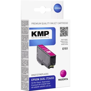 KMP tinta zamijena Epson T2633, 26XL kompatibilan purpurno crven E151 1626,4006 slika