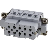 Amphenol C146 10B010 002 4-1 ženski umetak posrebreni kontakti  1 St.