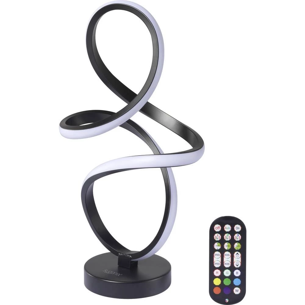 Sygonix SY-6838888 LED stolna lampa LED LED crna slika