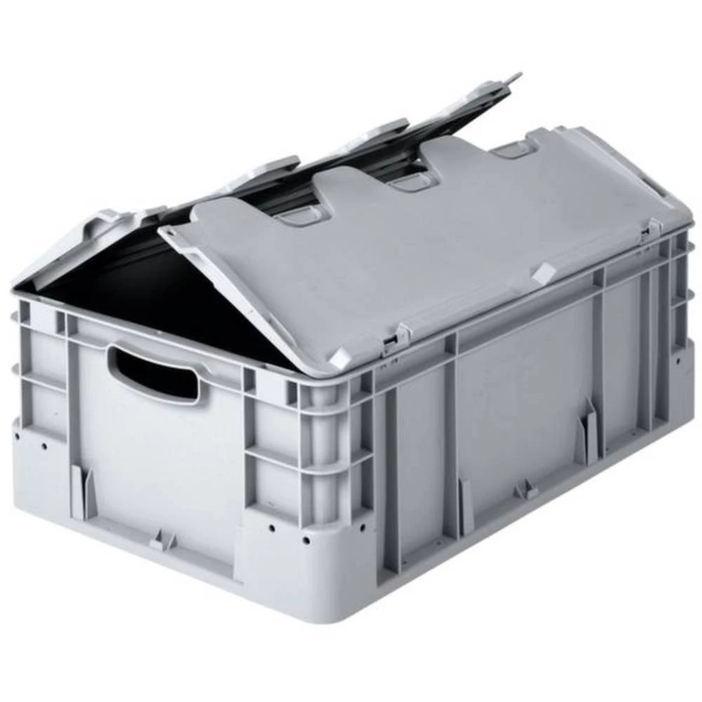 Spremnik za slaganje Pogodna za hranu (D x Š x V) 400 x 300 x 120 mm Siva 1657957 1 ST slika