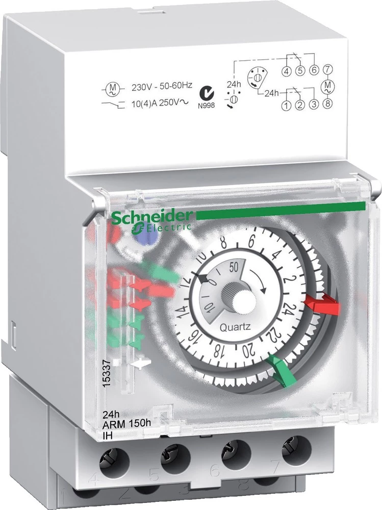 Vremenski prekidač za DIN šine Analogno Schneider Electric 15337 230 V slika